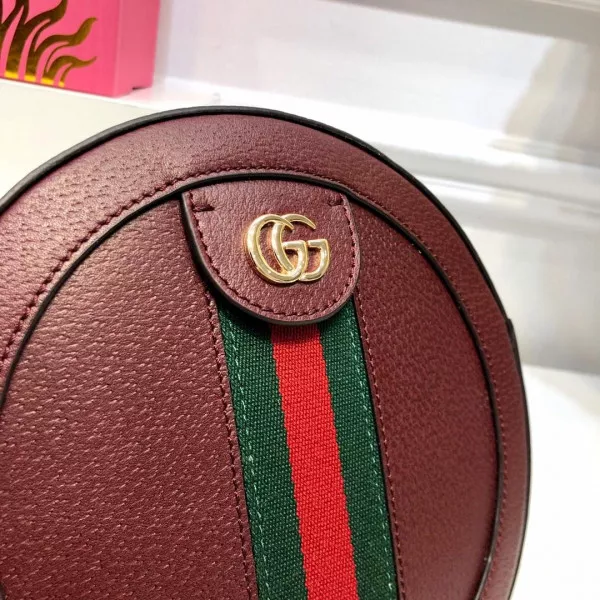 AAA Pruses Bags Gucci Ophidia mini round shoulder bag 0115