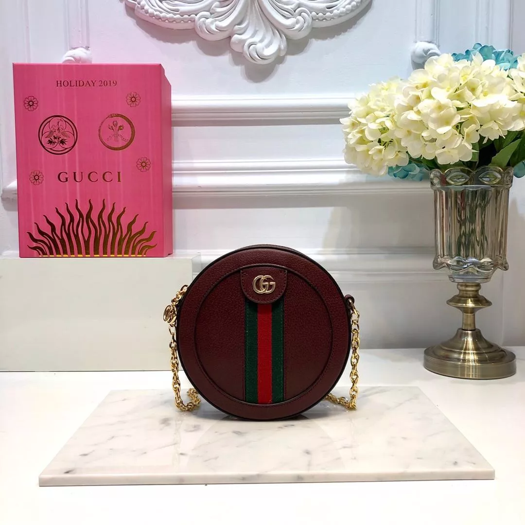 Gucci Ophidia mini round shoulder bag 0115