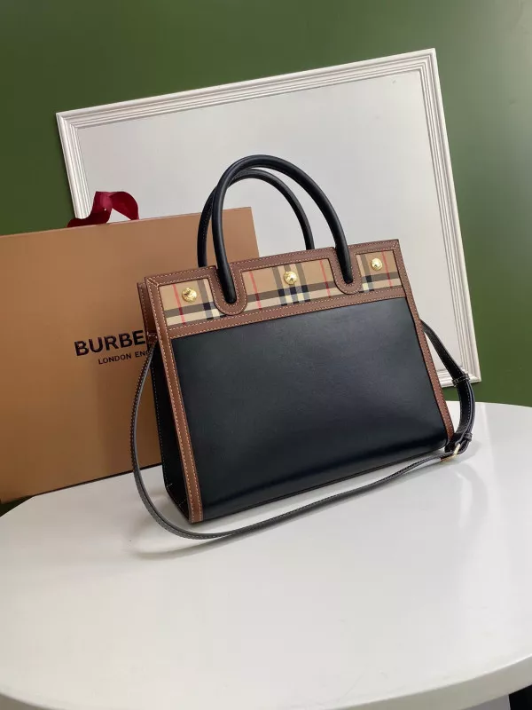 AAA Replica Ru BURBERRY Small Vintage Check Two-handle Title Bag 0117