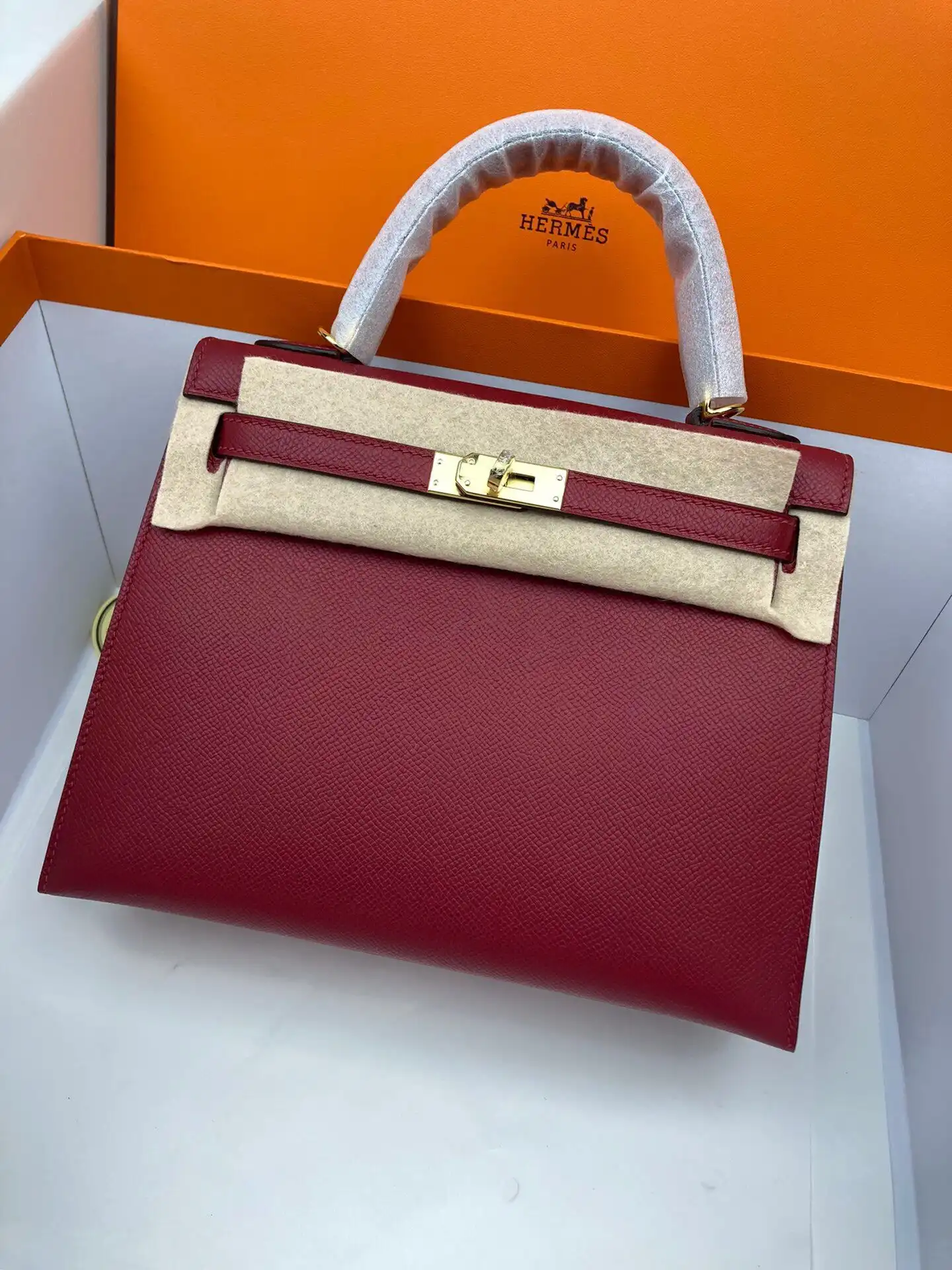 HERMES KELLY 25CM ALL HANDMADE 0122