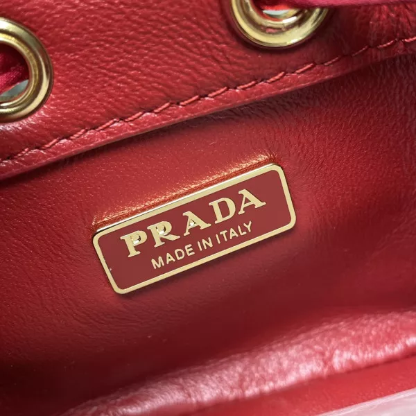 AAA Replica Ru PRADA  Shearling Bucket Bag-9-9-6cm 0120