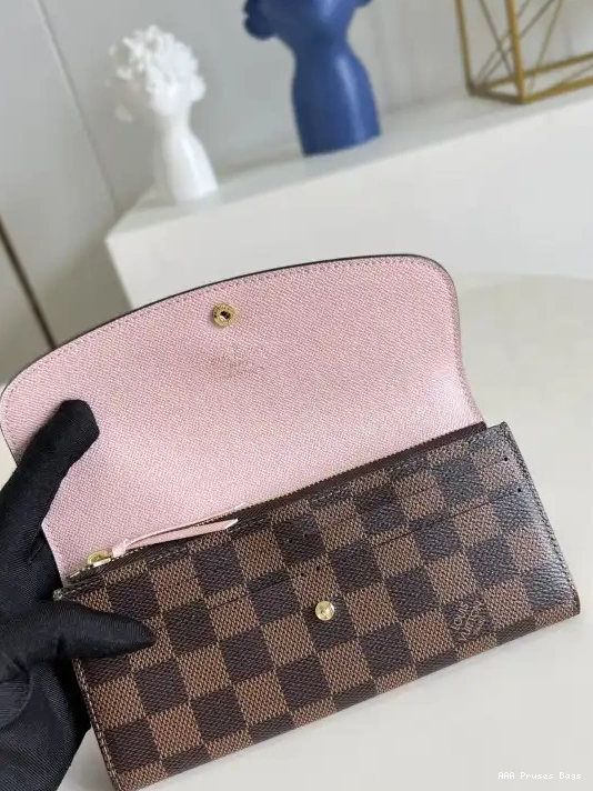 AAA Pruses Bags EMILIE wallet LOUIS VUITTON 0219