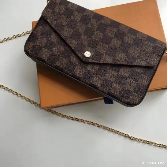 AAA Pruses Bags Vuitton N63032 Pochette Damier Felicie Bag Louis 0207