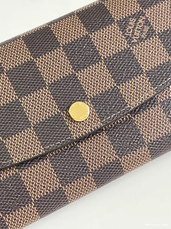 AAA Pruses Bags EMILIE wallet LOUIS VUITTON 0219