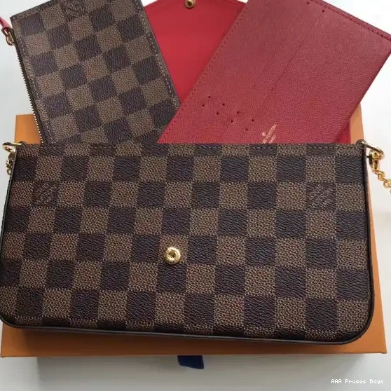 AAA Pruses Bags Vuitton N63032 Pochette Damier Felicie Bag Louis 0207