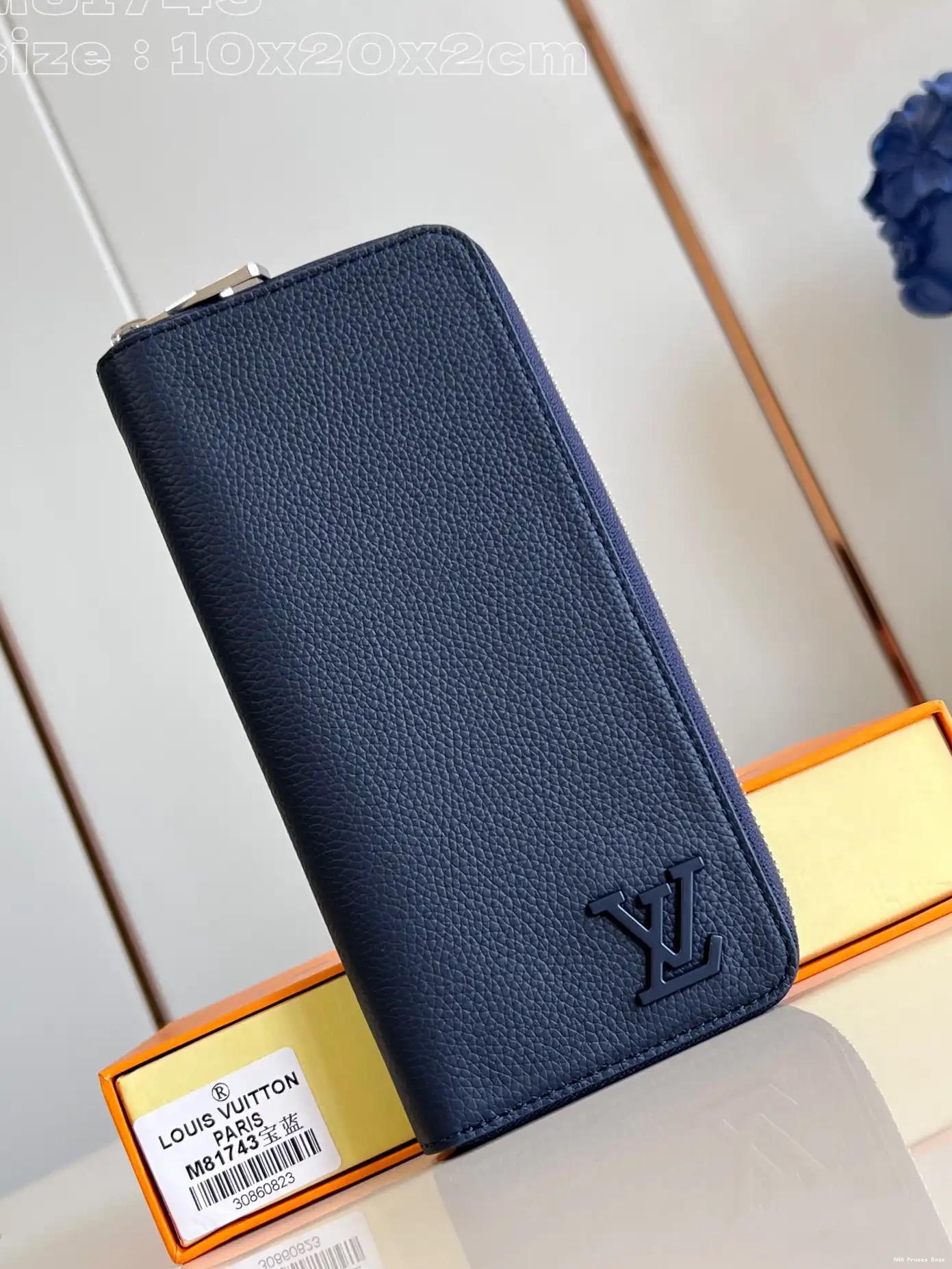 AAA Pruses Bags LOUIS cm VUITTON ZIPPY WALLET-10*20*2 0220