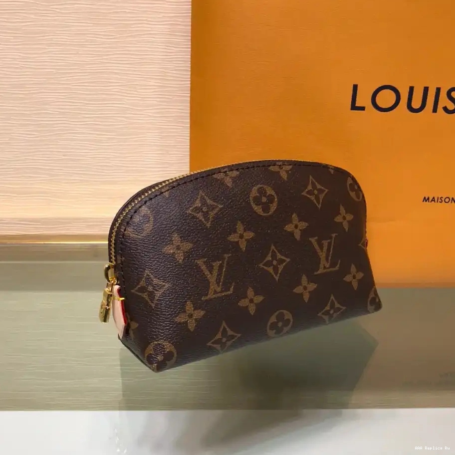 AAA Pruses Bags VUITTON POUCH LOUIS COSMETIC 0219