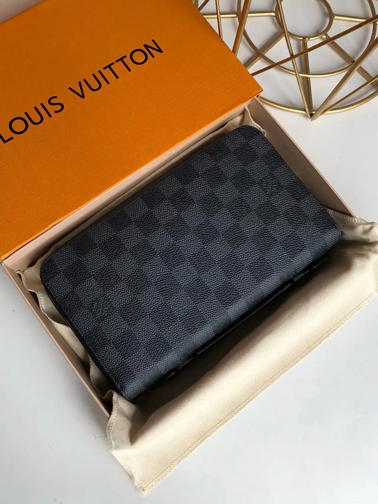 AAA Pruses Bags Vuitton Louis ZIPPY XL WALLET 0214