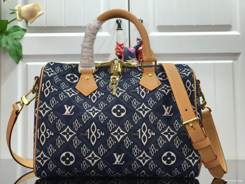 AAA Replica Ru VUITTON SPEEDY SINCE 25 LOUIS BANDOULIERE 1854 0218