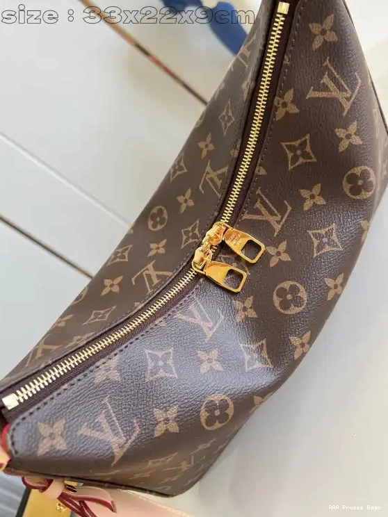 AAA Pruses Bags VUITTON Slouchy LOUIS PM-33*22*9CM 0217