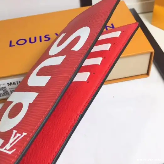 AAA Replica Ru Louis Vuitton Supreme wallet 0216