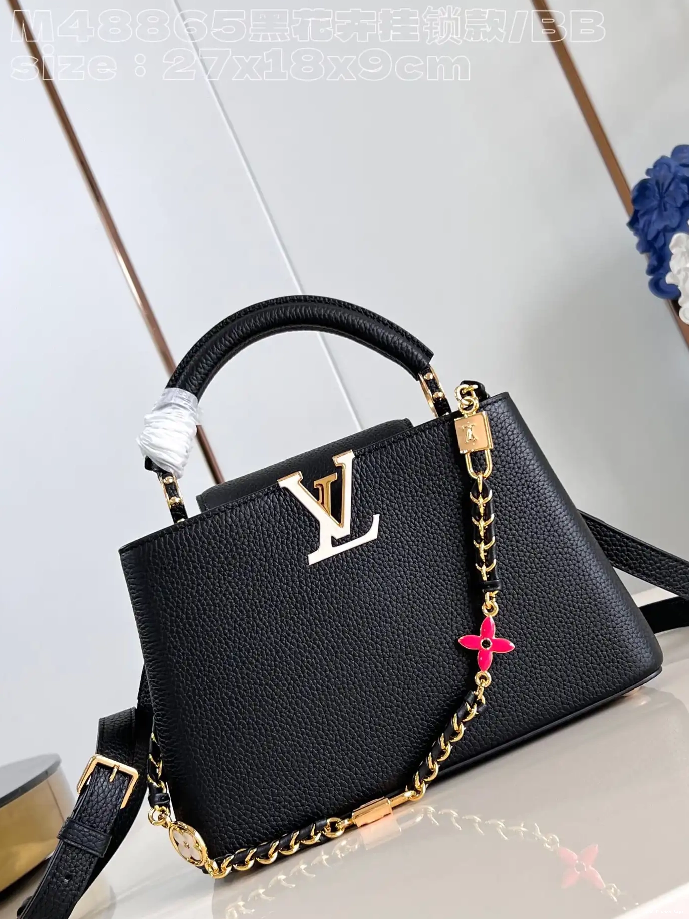 AAA Replica Ru CAPUCINES VUITTON LOUIS BB-27*18*9CM 0226