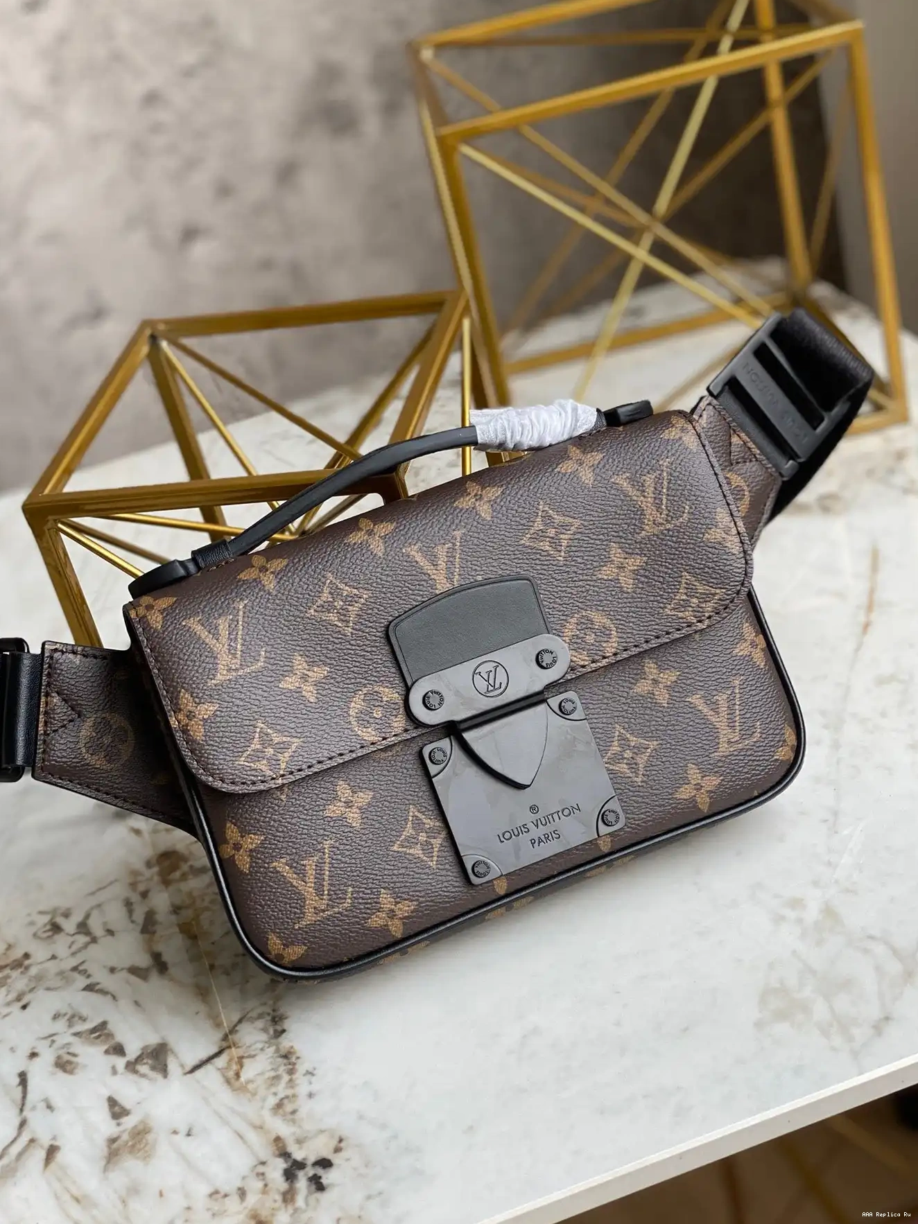 AAA Pruses Bags LOCK S LOUIS BAG SLING VUITTON 0219