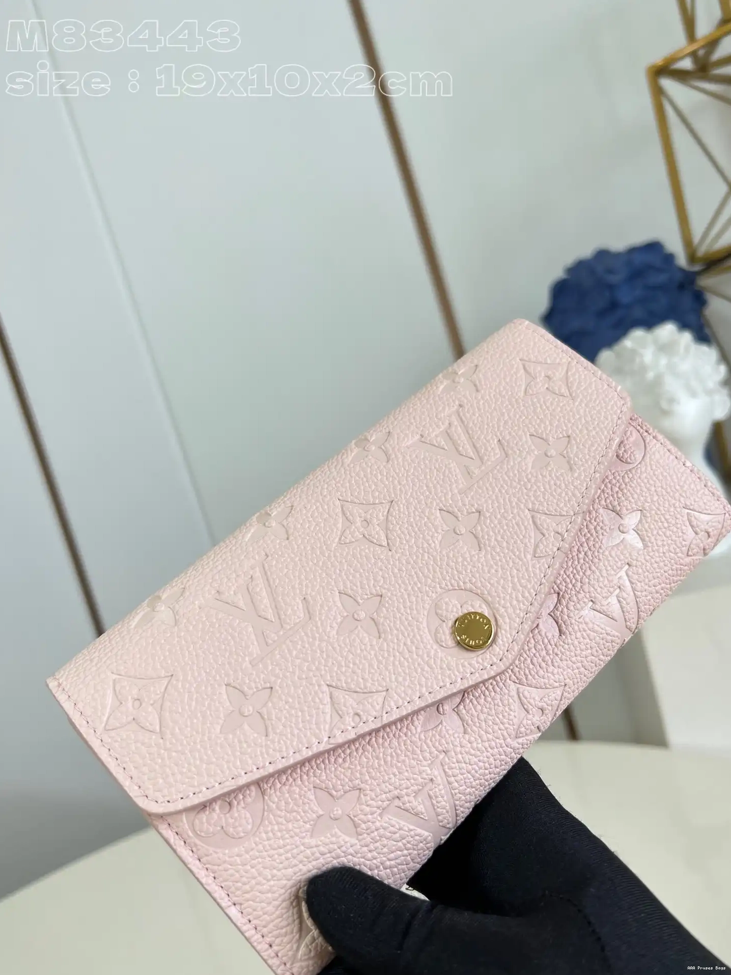 AAA Pruses Bags Vuitton Louis WALLET-19*10.5*2cm SARAH 0224