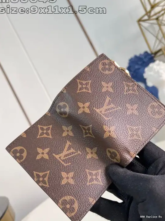 AAA Replica Ru LOUIS Lisa 9*11.5*1.5CM VUITTON - Wallet 0228