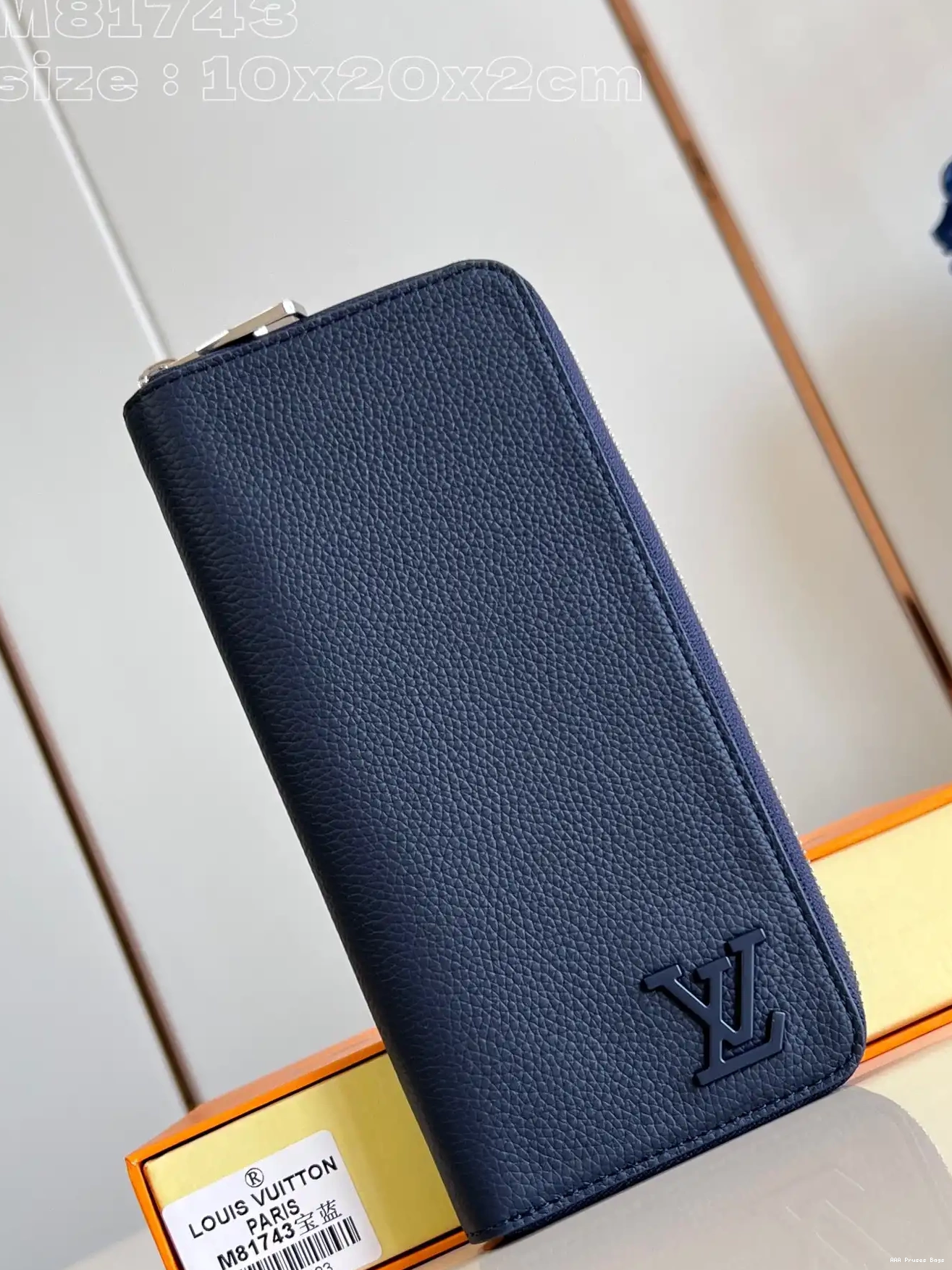 AAA Pruses Bags LOUIS cm VUITTON ZIPPY WALLET-10*20*2 0220