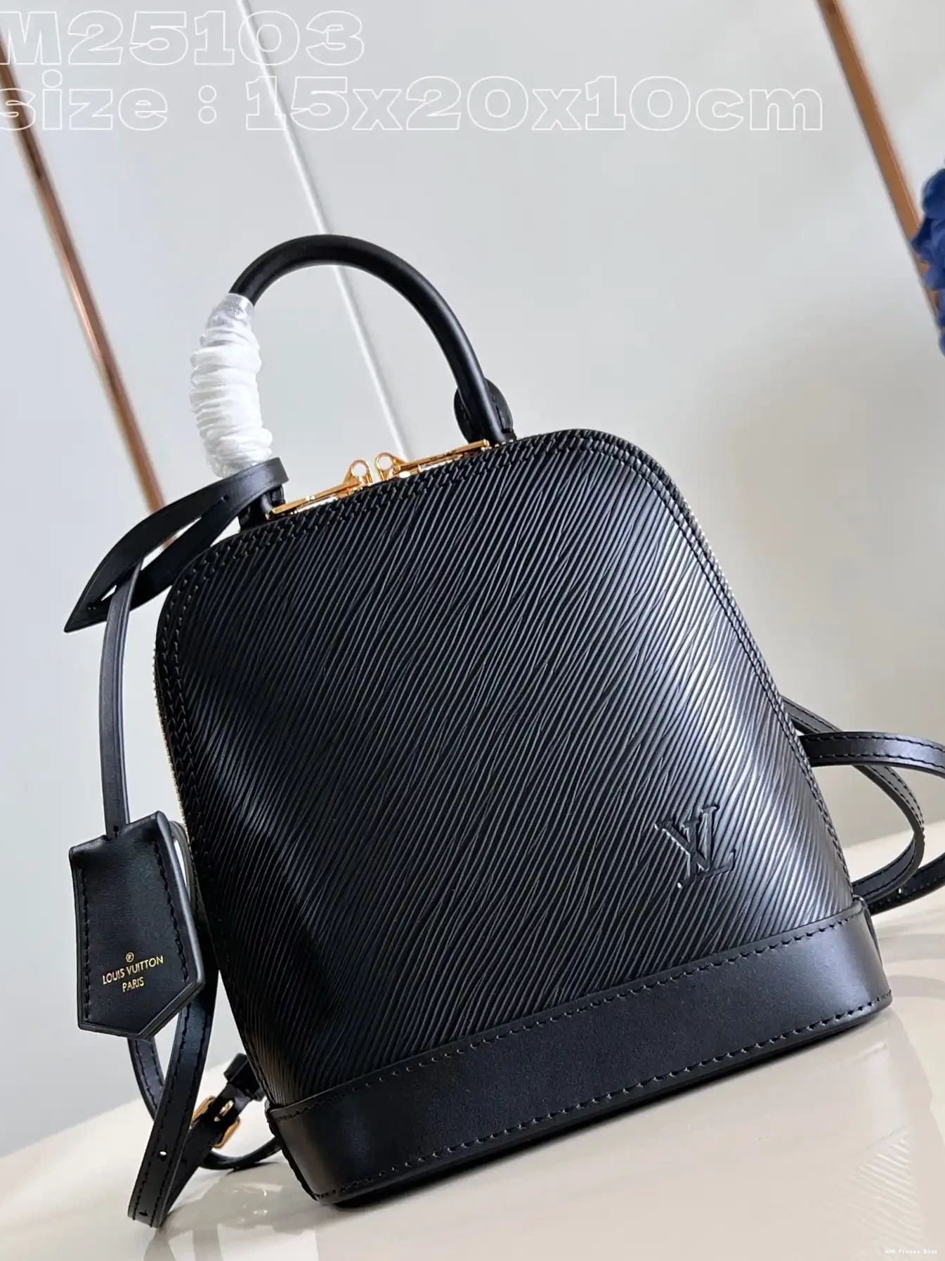 AAA Pruses Bags VUITTON ALMA LOUIS NANO backpack-15*20*10cm 0214