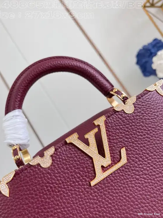 AAA Replica Ru VUITTON CAPUCINES BB-27*18*9CM LOUIS 0211