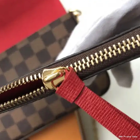 AAA Pruses Bags Vuitton N63032 Pochette Damier Felicie Bag Louis 0207