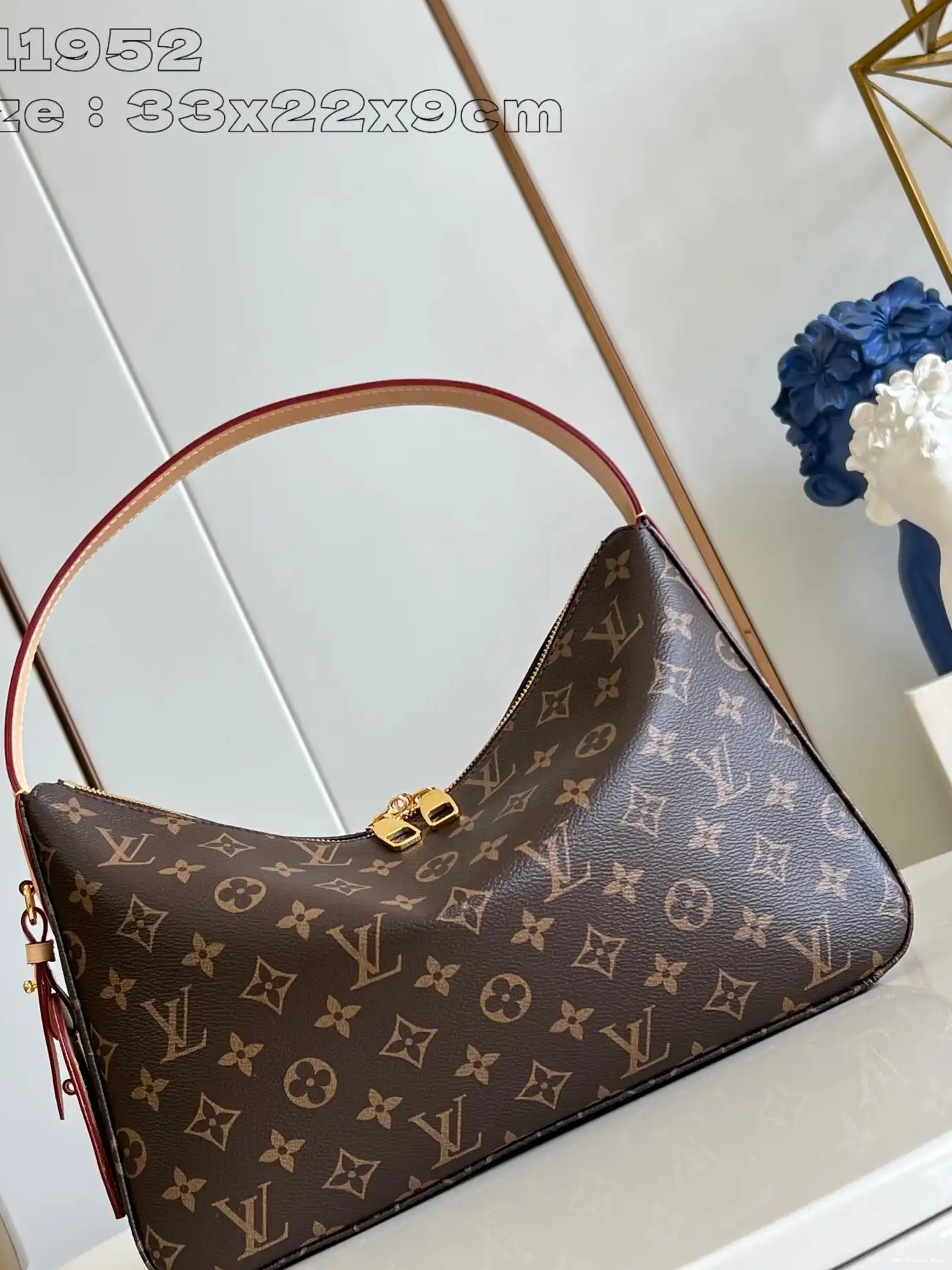 AAA Pruses Bags VUITTON Slouchy LOUIS PM-33*22*9CM 0217