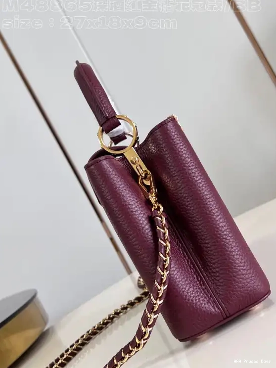 AAA Replica Ru VUITTON CAPUCINES BB-27*18*9CM LOUIS 0211