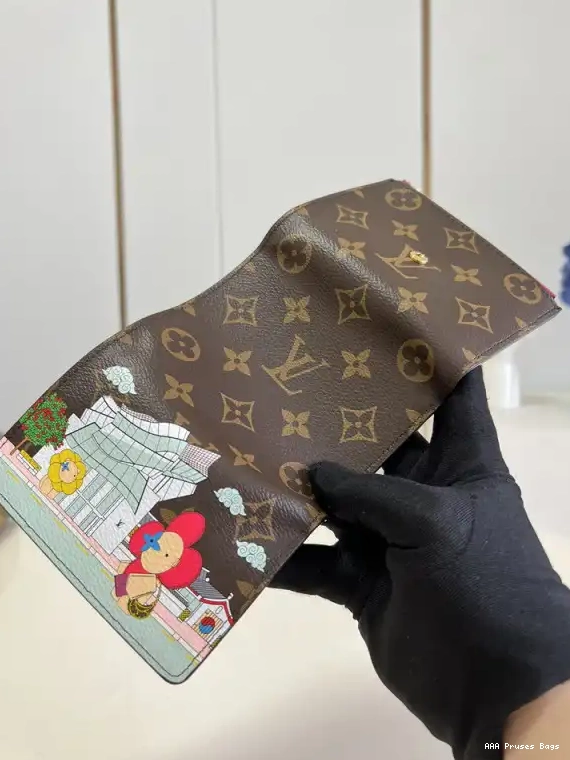 AAA Replica Ru Vuitton Louis Wallet VICTORINE 0216