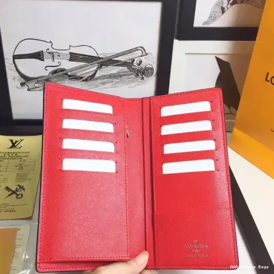 AAA Replica Ru Louis Vuitton Supreme wallet 0216