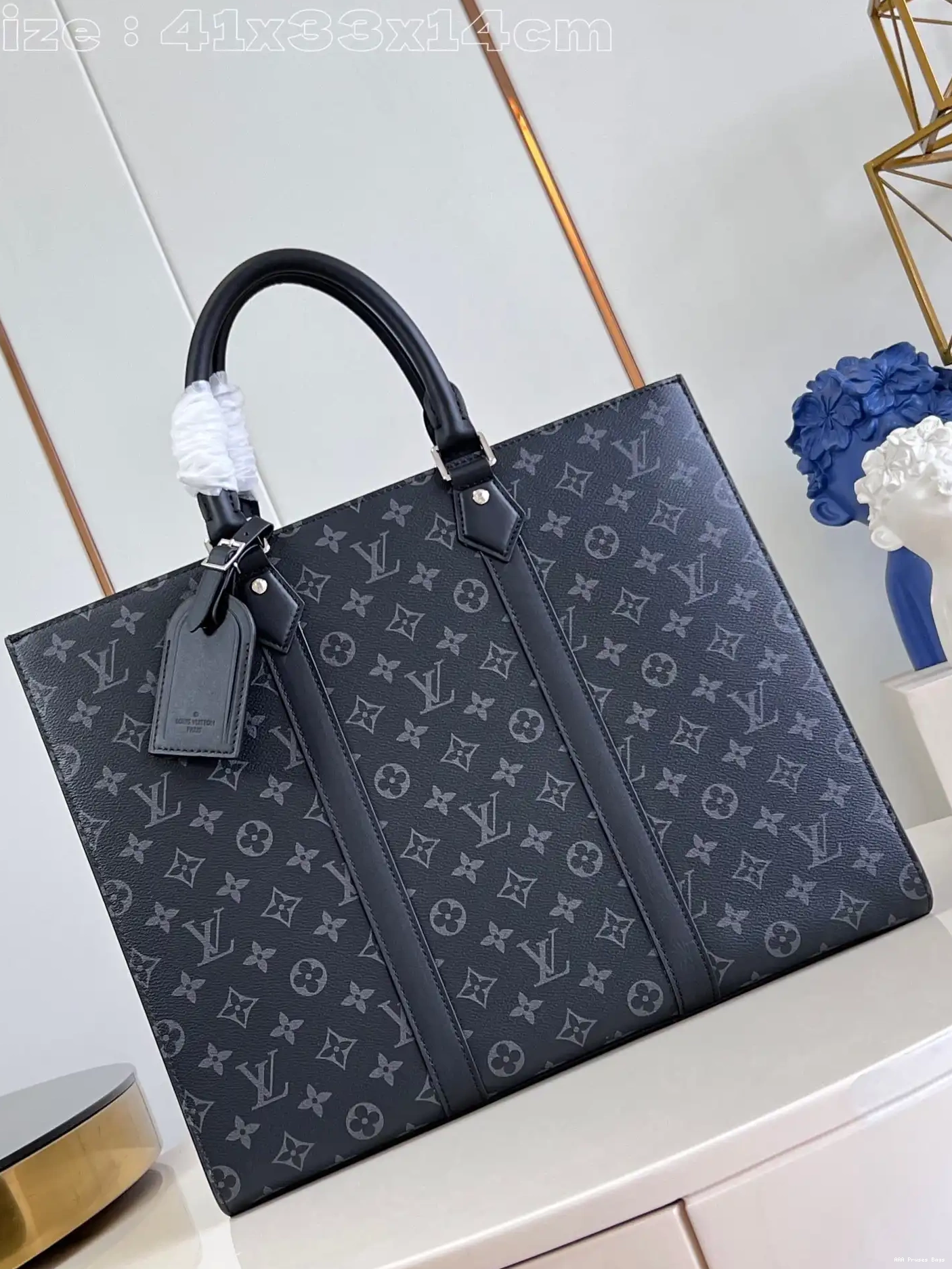 AAA Pruses Bags 24H-41*33*14CM VUITTON LOUIS Plat Sac 0225